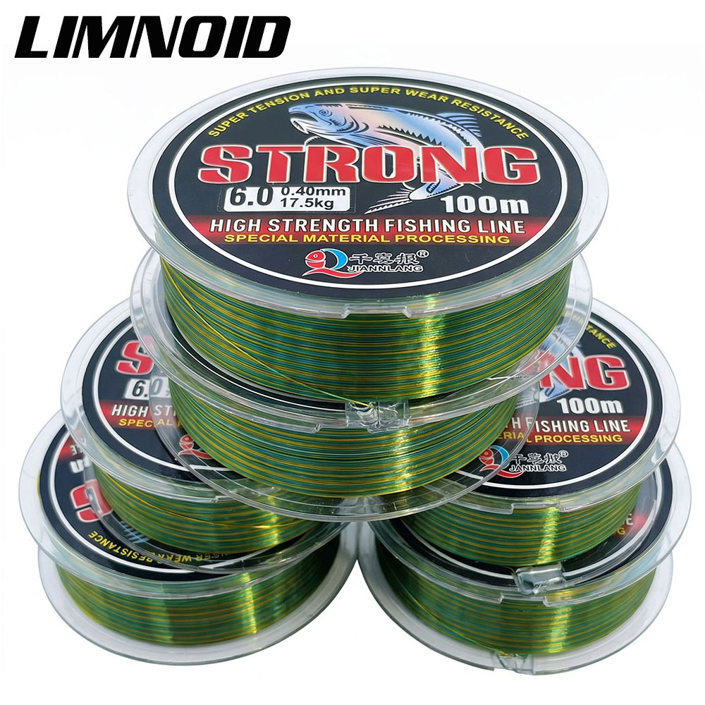 Fluorocarbon Line - Limnoid100M Fluorocarbon monofilamentlijn Hoge spanning Slijtvast