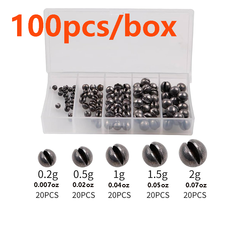100 stuks/doos Set met loodloo - Fishing Line Box recensie en prijs